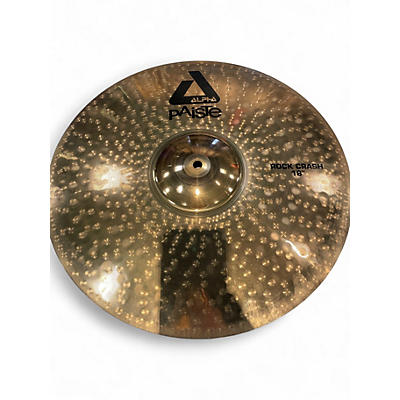 Used Paiste 18in ALPHA ROCK CRASH Cymbal