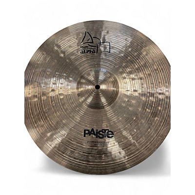 Used Paiste 18in Alpha Power Crash Cymbal