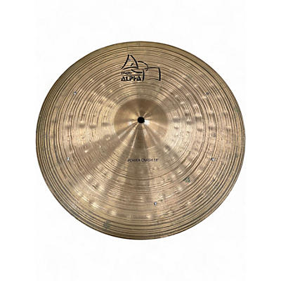 Used Paiste 18in Alpha Power Crash Cymbal