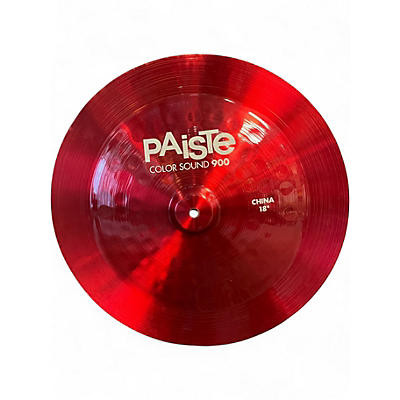 Used Paiste 18in COLOR SOUND 900 Cymbal