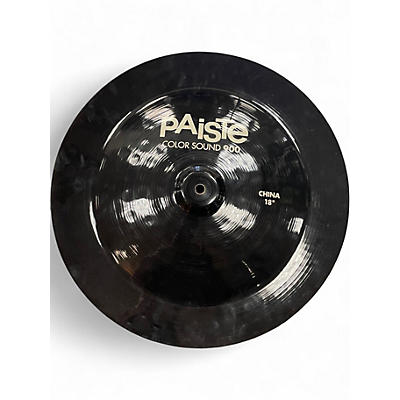 Used Paiste 18in COLOR SOUND 900 Cymbal