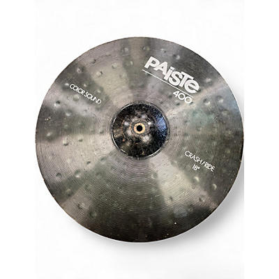 Used Paiste 18in COLORSOUND 400 CRASH/RIDE Cymbal