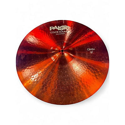 Used Paiste 18in Colorsound 5 Series Crash Cymbal