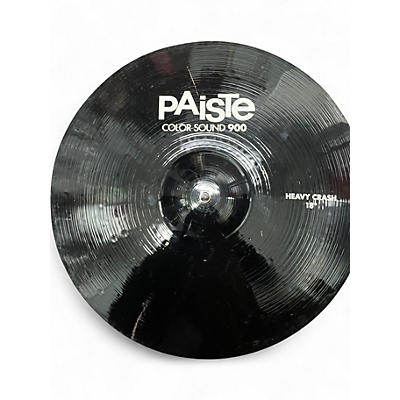 Used Paiste 18in Colorsound 900 Heavy Crash Cymbal