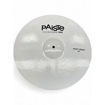 Used Paiste 18in Colorsound 900 Heavy Crash Cymbal