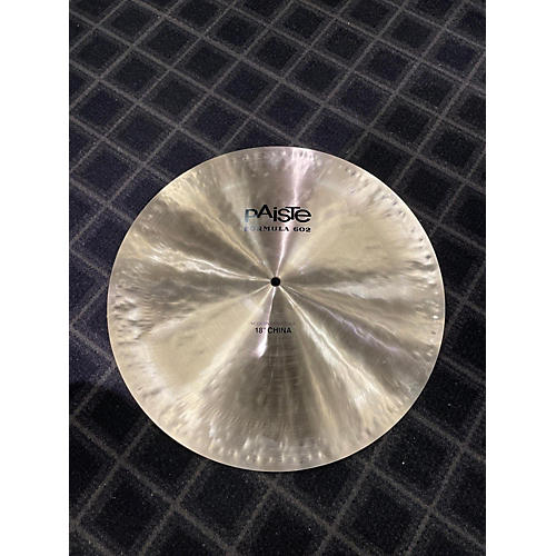 Paiste Used Paiste 18in Formula 602 Modern Essentials China Cymbal 38