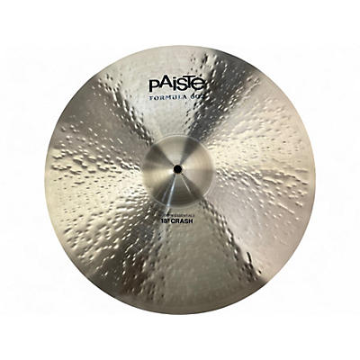 Paiste Used Paiste 18in Formula 602 Modern Essentials Crash Cymbal