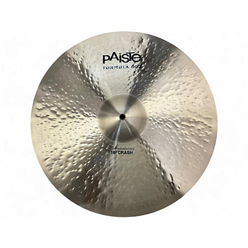 Paiste Used Paiste 18in Formula 602 Modern Essentials Crash Cymbal 38