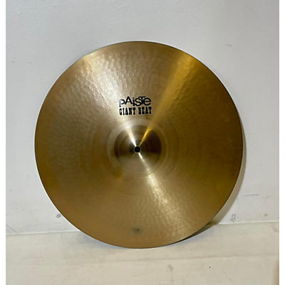 Paiste Used Paiste 18in Giant Beat Crash Cymbal