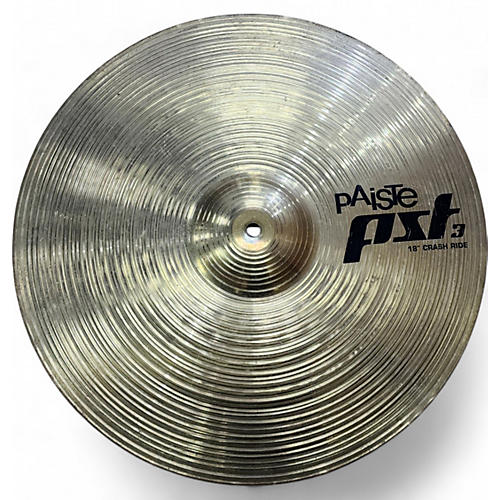 Paiste Used Paiste 18in PST3 Crash Ride Cymbal 38