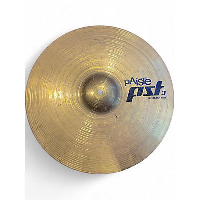 Used Paiste 18in PST3 Crash Ride Cymbal