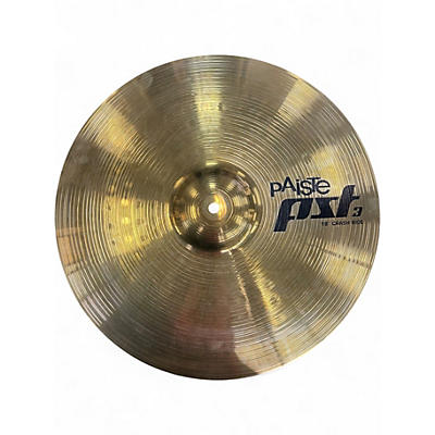 Used Paiste 18in PST3 Crash Ride Cymbal