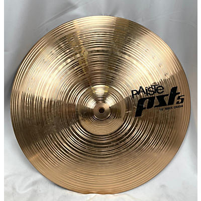 Paiste Used Paiste 18in Pst 5 Rock Crash Cymbal