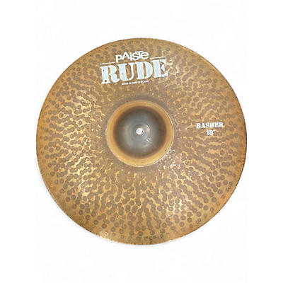 Used Paiste 18in Rude Basher Cymbal