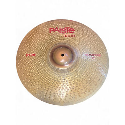 Used Paiste 18in Rude Classic Crash Ride Cymbal