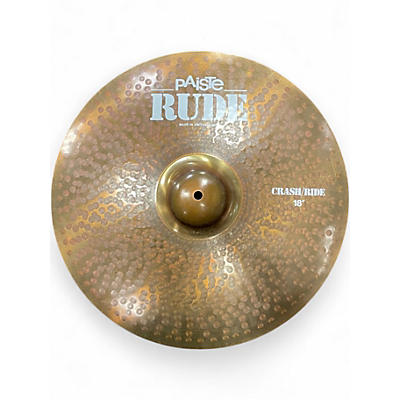 Used Paiste 18in Rude Crash Ride Cymbal