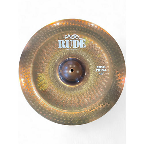 Used Paiste 18in Rude Novo China Cymbal 38