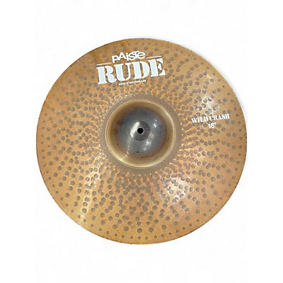 Used Paiste 18in Rude Wild Crash Cymbal