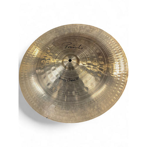 Used Paiste 18in SIGNATURE HEAVY CHINA  Cymbal 38