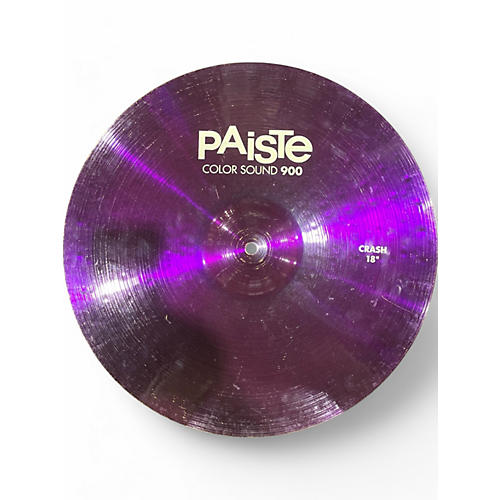 Used Paiste 18in color sound 900 Cymbal 38