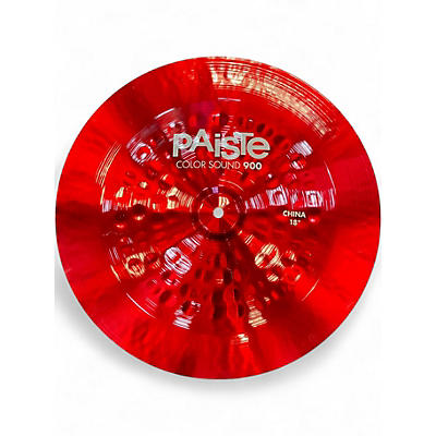 Used Paiste 18in colorsound 900 Cymbal