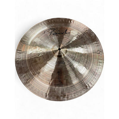 Used Paiste 18in signature precision china Cymbal