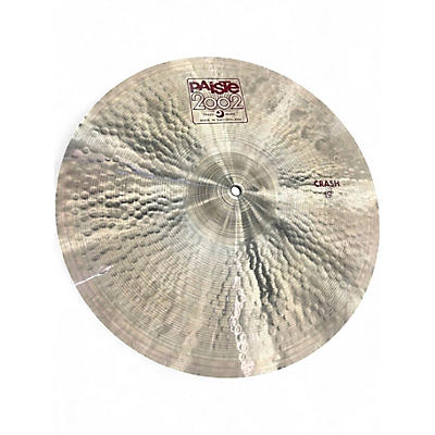 Used Paiste 19in 2002 Crash Cymbal