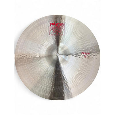 Used Paiste 19in 2002 Crash Cymbal
