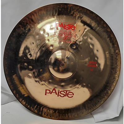 Paiste Used Paiste 19in 2002 WILD CHINA Cymbal