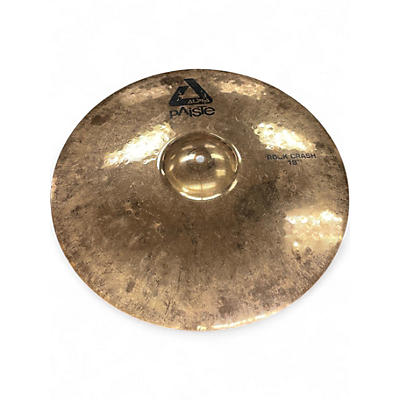 Used Paiste 19in Alpha Rock Crash Cymbal