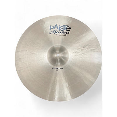 Paiste Used Paiste 19in Masters Extra Thin Cymbal