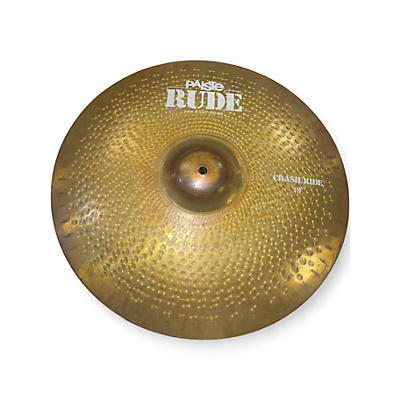 Used Paiste 19in Rude Classic Crash Ride Cymbal