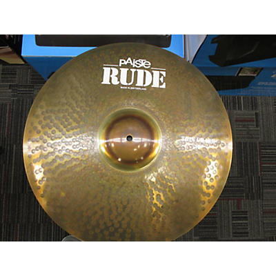 Paiste Used Paiste 19in Rude Thin Crash Cymbal