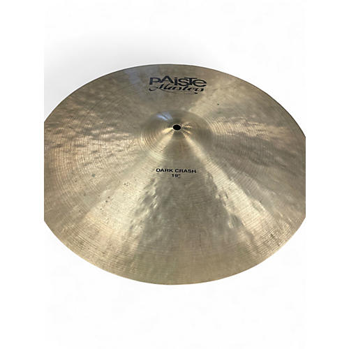 Used Paiste 19in masters dark crash Cymbal 39