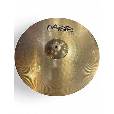 Used Paiste 20in 101 BRASS RIDE CYMBAL Cymbal