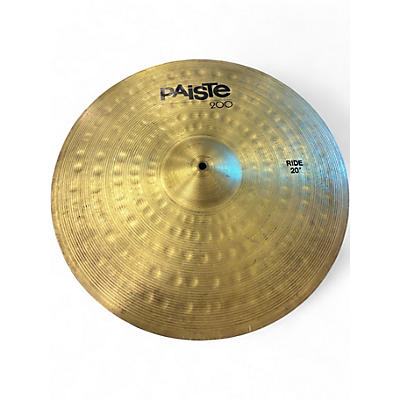 Used Paiste 20in 200 Series Cymbal