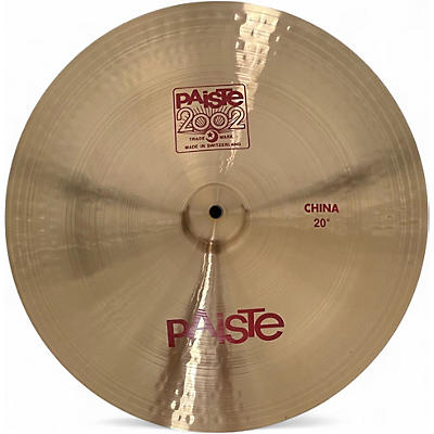 Used Paiste 20in 2002 CHINA Cymbal