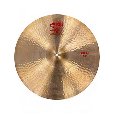 Used Paiste 20in 2002 Crash Cymbal