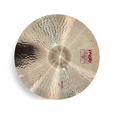 Used Paiste 20in 2002 Crash Cymbal