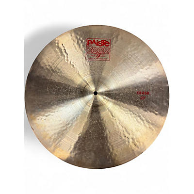 Used Paiste 20in 2002 Crash Cymbal