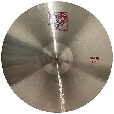 Used Paiste 20in 2002 Crash Cymbal