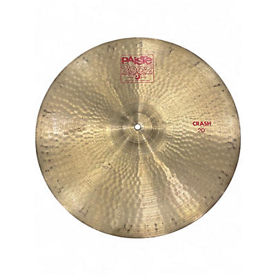 Used Paiste 20in 2002 Crash Cymbal