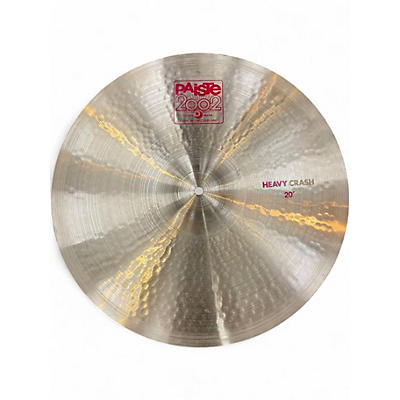 Used Paiste 20in 2002 Heavy Crash Cymbal