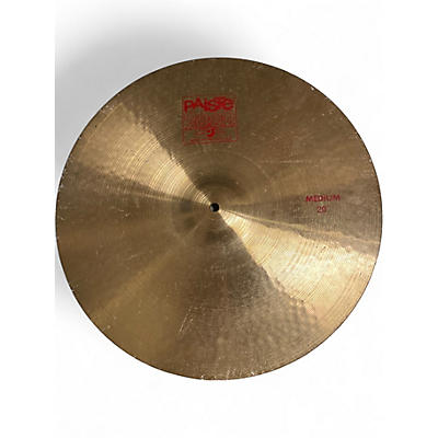 Used Paiste 20in 2002 MEDUIM 20" Cymbal