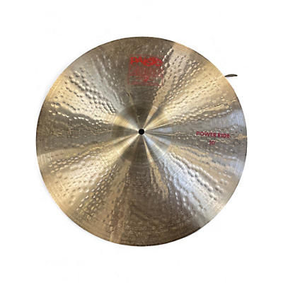 Used Paiste 20in 2002 Power Ride Cymbal