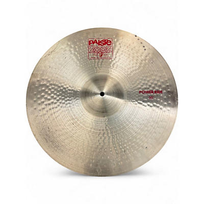 Used Paiste 20in 2002 Power Ride Cymbal