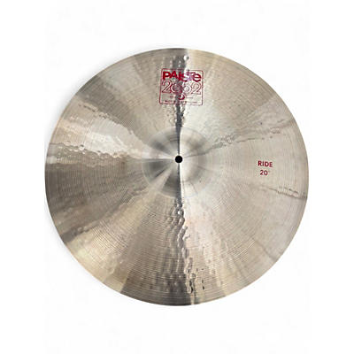 Used Paiste 20in 2002 Ride Cymbal