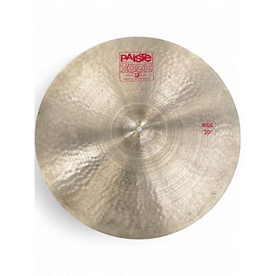 Used Paiste 20in 2002 Ride Cymbal