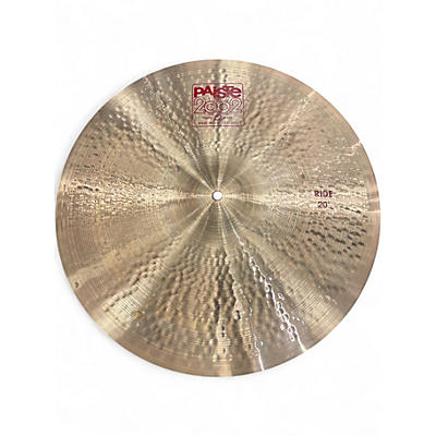Used Paiste 20in 2002 Ride Cymbal