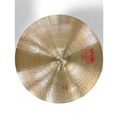 Used Paiste 20in 2002 Ride Cymbal